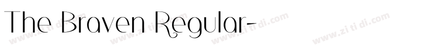 The Braven Regular字体转换